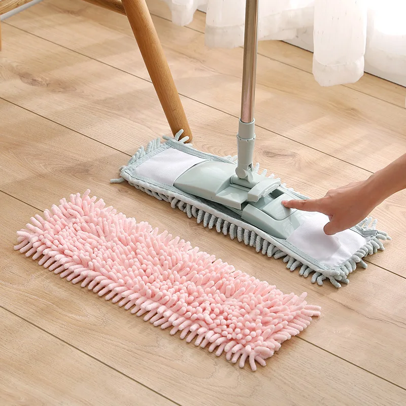 40*10cm Rectangle Home Cleaning Pad Chenille Household Dust Mop Head Replacement Easy Replace Dust Mops Drop Shipping