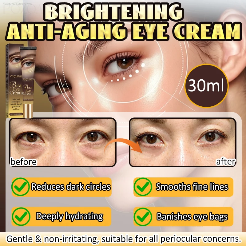 Brightening Eye Cream for Daily Eye Skin Care, Deeply Moisturizes Periorbital Skin, Softens the Look of Dry Lines, Boosts Eye Area Radiance