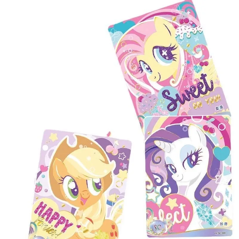 KAYOU Original My Little Pony Karten Regenbogen-Set 40. Jubiläum Limitierte Freundschafts-Ewigkeitskarten Seltene SC SGR Karten Spielzeug – Detail 7