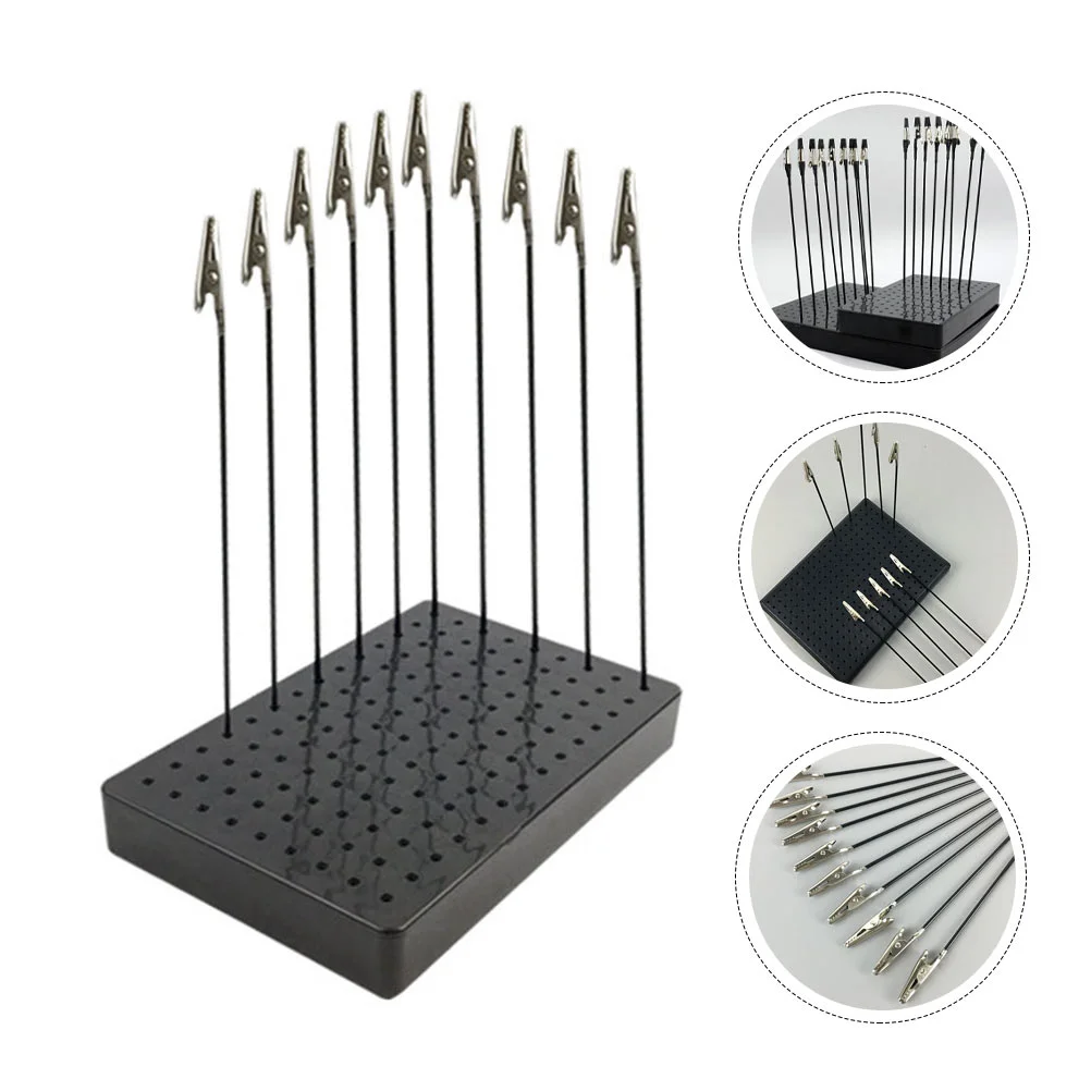 Model Coloring Table Miniatures Clip Holder Bracket Bamboo Stick Abs DIY Base Clips Spraying Workbench Stand Crocodile Clamp