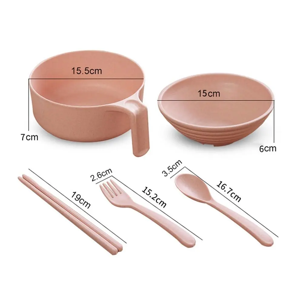 Durable Large Capacity Microwave Ramen Bowl with Strainer with Lid Student Tableware With Handle Ramen Bowl Set