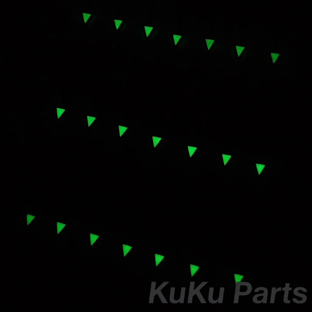 NH34 12,5 MM GMT Silber Gold Schwarz Orange Blau Rot GMT Hände Für NH35 NH36 NH34A 4R34 Bewegung Ersatzteile grün Leuchtende