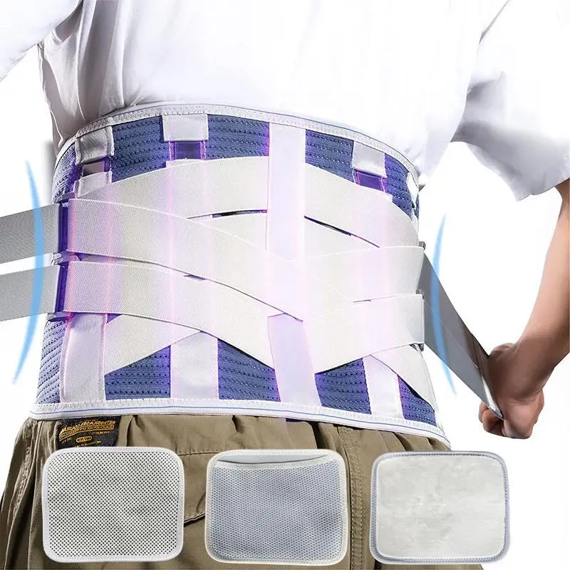 Medical Lumbar Back Belt Men Women Men Lower Back Brace Breathable Waist Support Trainer Pain Relief for Herniated Disc Sciatica