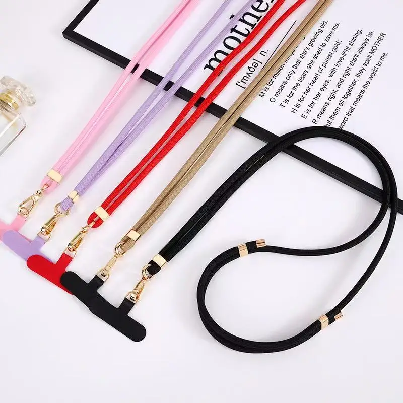 

New Mobile Phone Lanyard Diagonal Cross Shoulder Strap Adjust Hanging Shoulder Phone Case Chain Bag Water Cup Hanging Chain