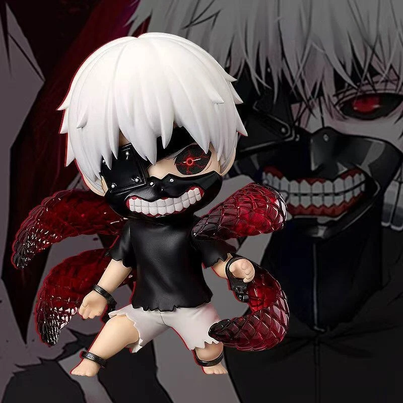 

Q Version Tokyo Ghoul Ken Kaneki 2734 Nendoroid Doll Model Kit Anime Action Figures Desktop Ornament Boy Collectible Toys Gifts