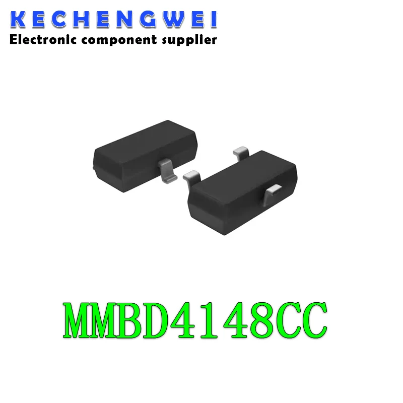 100pcs/lot SMD Transistor MMBD4148CC Package SOT-23 Screen Printing D5 0.2A/100V SMD Switching Diode