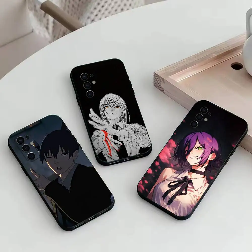 C-Chainsaw M-Man  Phone Case Black Silicone Soft For Samsung S25,S24,S21,S22,S23,S30,Ultra,S20,Plus,Fe,Lite