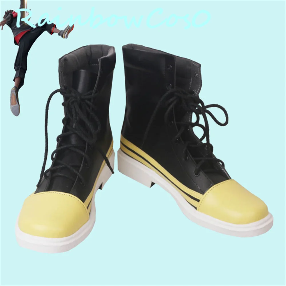 

Kingdom Hearts Sora Cosplay Shoes Boots Halloween Christmas RainbowCos0 W2550