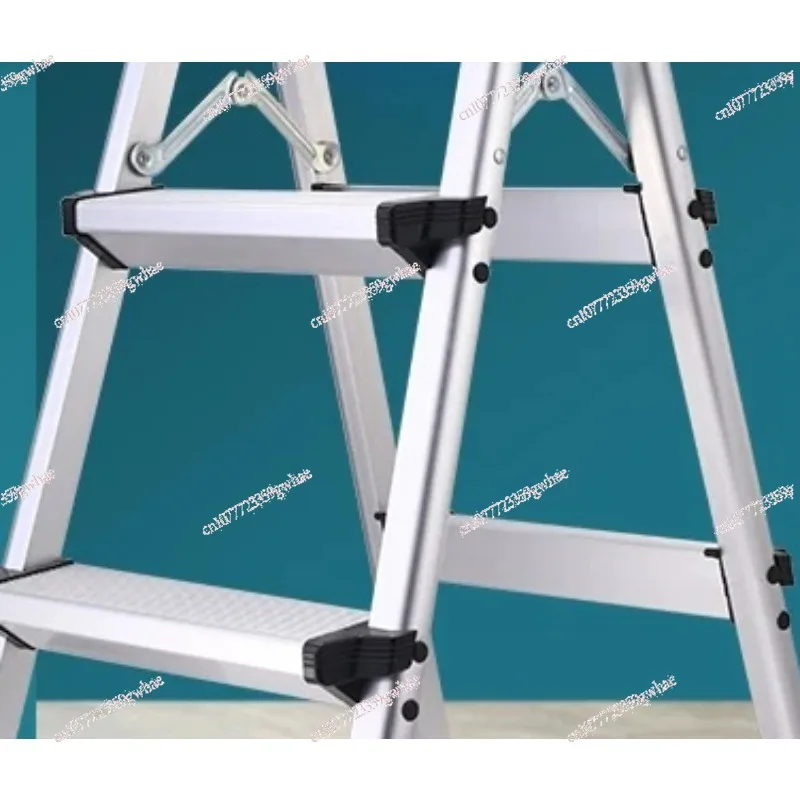 Widened Double Sided Folding Step Ladder Household Aluminum Alloy Anti-slip Telescopic Ladder Photographic Stool