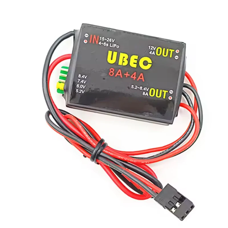 UBEC-8A 2S-6S 6-36V BEC DUAL UBEC 8A/16A 5.2/6.0/7.4v/8.4v Servo Separate Power Supply RC Car Fix-Wing Airplane Robot Arm