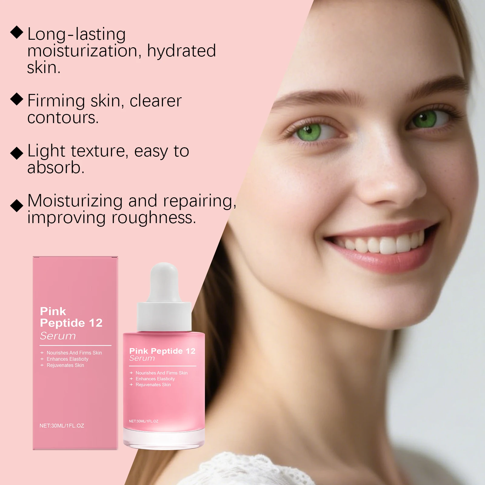 Pink Peptide 12 Facial Serum N - Skincare Niacinamide 评论和价格