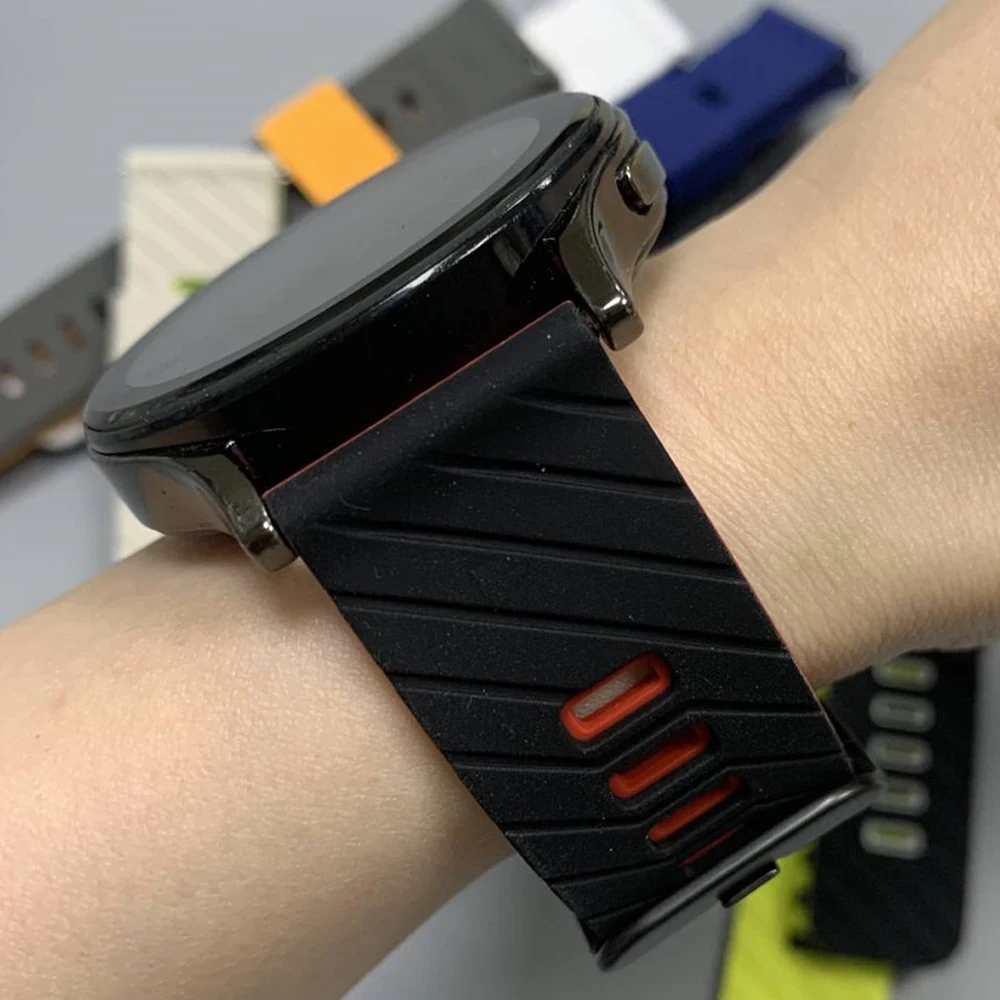 Cinturino morbido in silicone da 22 mm per Realme Watch S2 cinturino di ricambio per Realme Watch 3 2 S Pro/3 2 S braccialetto sportivo traspirante