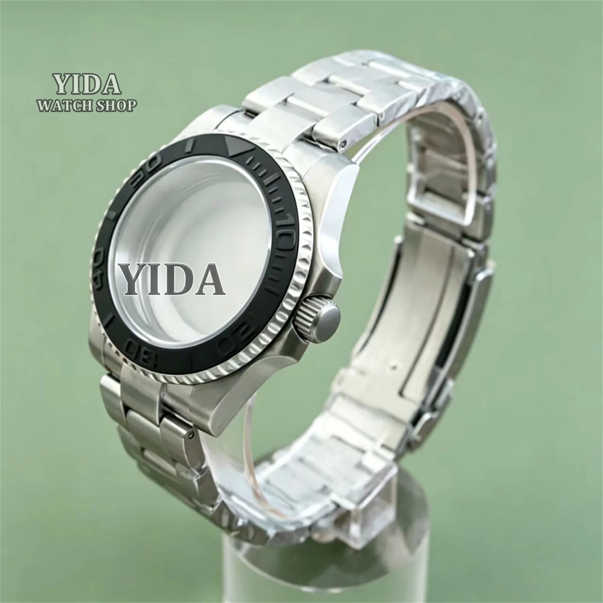 NH35 Case 40mm Titanium Watch Case 20mm Titanium Strap Sapphire Glass For NH35 NH36 Movement SUB GMT Titanium Watch Case Band