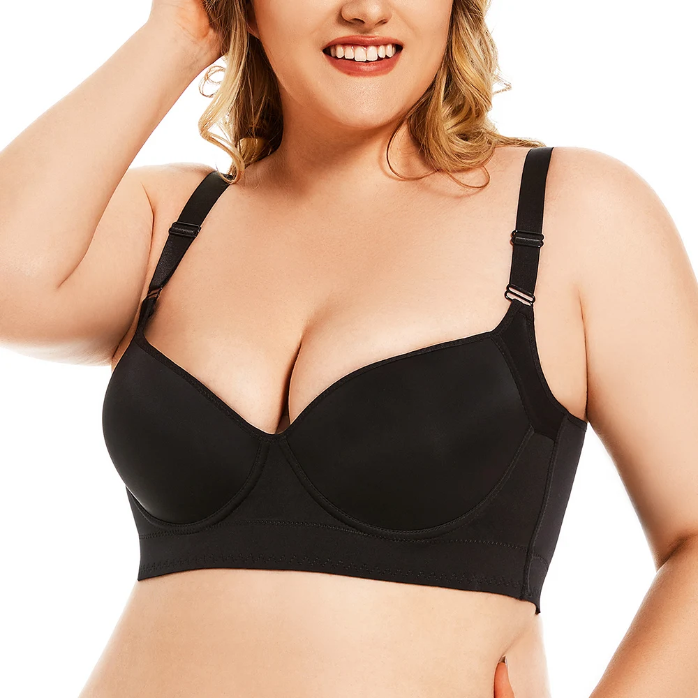 Womens Lingerie Sexy Bras Great Support Blouses Underwire Collect Secondary Milk Push Up Brassiere Plus Size Underwear