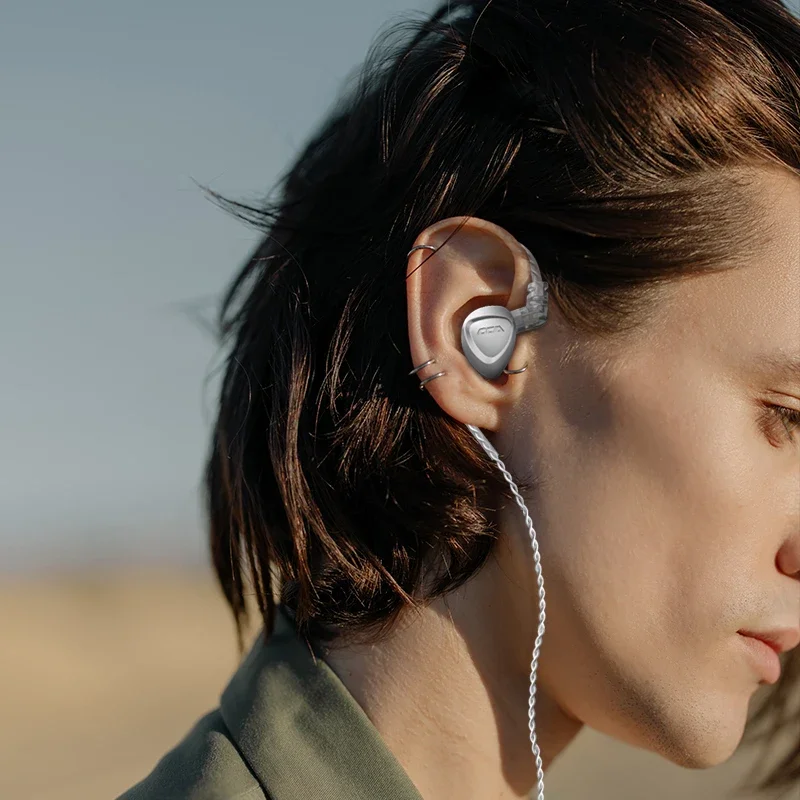 Cca Ckx Iem Oortelefoons Hybride Driver In Oor Hifi Oortelefoons Metalen Bass Headset Ruisonderdrukking Hoofdtelefoon Met Afneembare Kabel