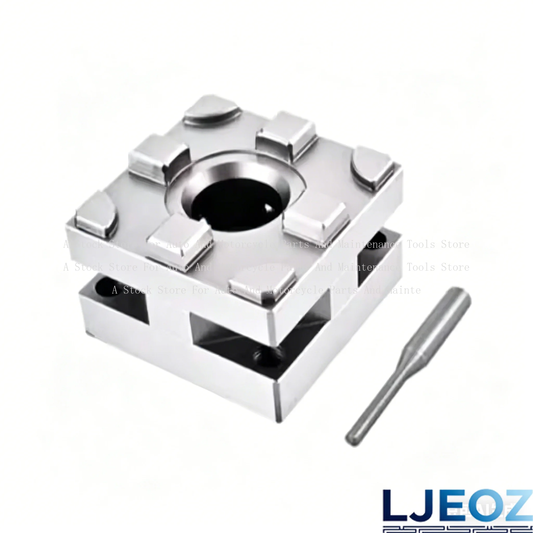 56mm Precision CNC Carving Small Copper Male Manual Chuck Square Electrode Holder for EDM Spark Machines ER Interface