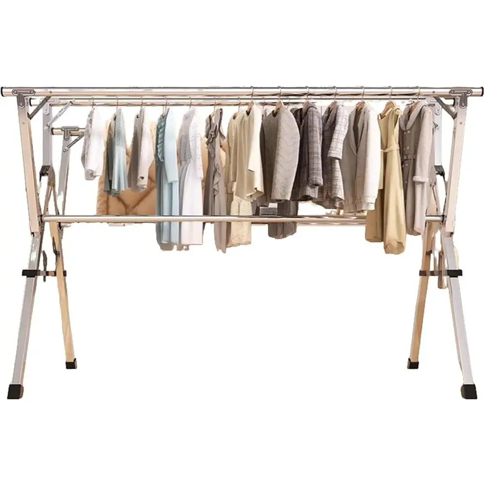 

Регулируемая сверхпрочная сушилка для одежды из нержавеющей стали для улицы и помещения с расширяемыми и складными функциями