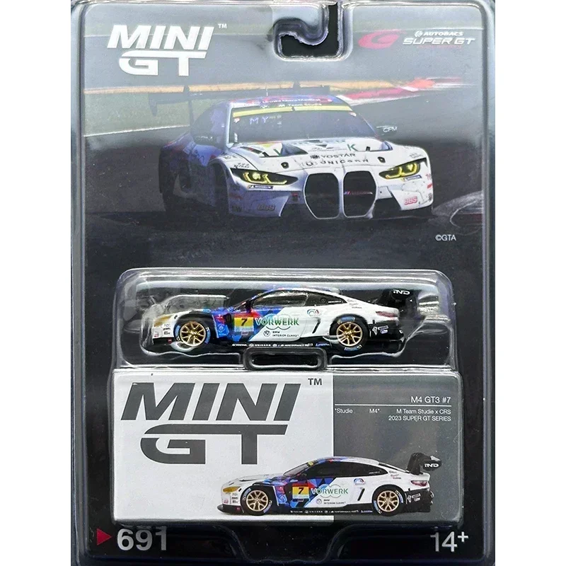 MINIGT 1:64 LBWK Skyline R32 DIVO F1 R34 Diecast Car Model Toys Over Plastic Packaging