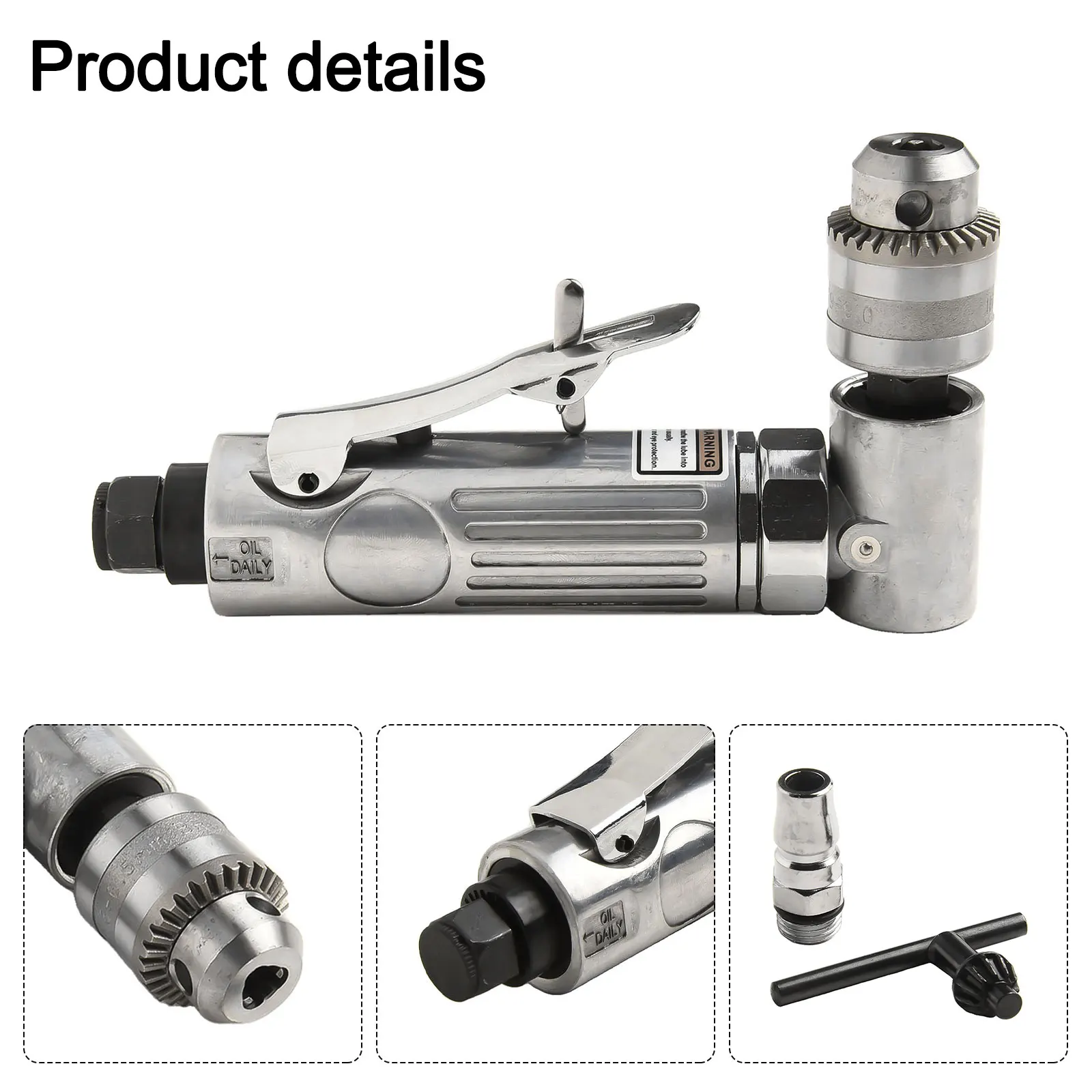 

Pneumatic Drilling Machine Pneumatic Drilling Right Angle Drilling Pneumatic 1/4 Joint Pneumatic Drilling Tool Power Screwdriver