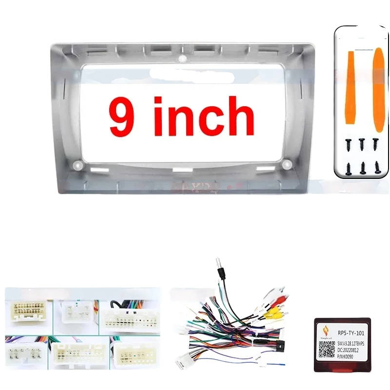 9-10.1 Inch 2 Din Car Radio Fascia Panel for Toyota IST Urban Cruiser 2002-2016 Scion xD Android Radio Face Plate Fascia Frame
