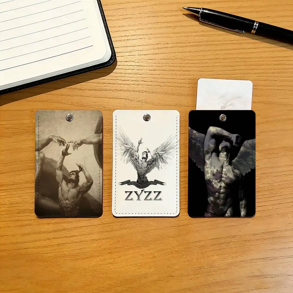 

Cool Z-Zyzz Card Holder Suitable For Bank Card,Subway, Bus Card ,Access Card Protective Case With Keychain