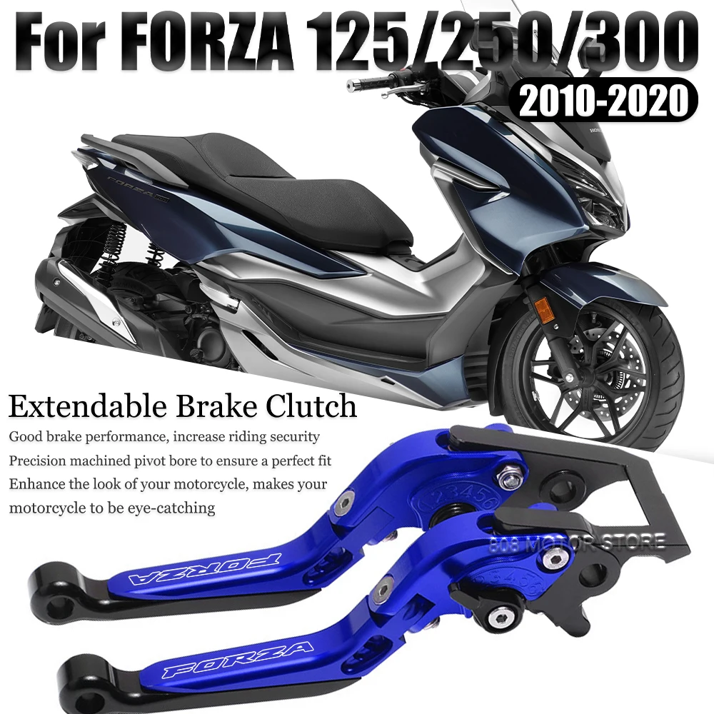 

For Honda forza 125 250 300 2010-2020 Motorcycle Accessories CNC Clutch Lever Brake Lever Set Adjustable Folding Handle Levers