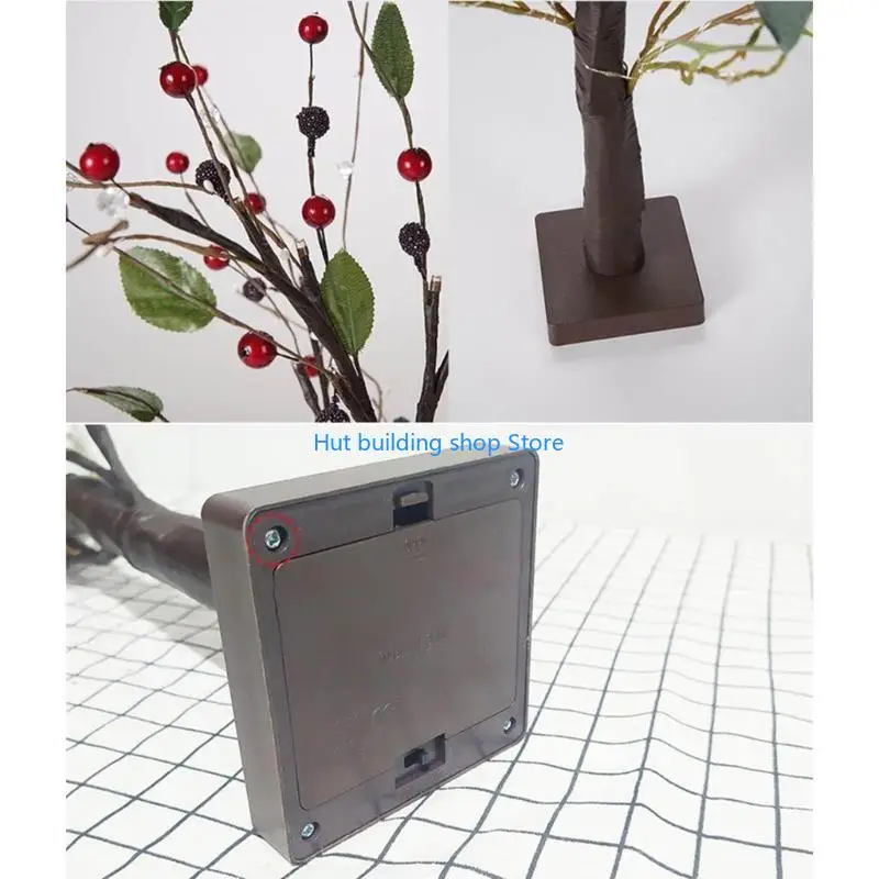 

T21C Рождественская елка Liefe Leave Red Cherry Spress Festival Festival Decoration