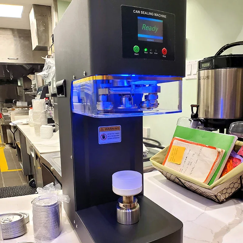 

Высококачественная машина для запечатывания банок для домашних животных, автоматическая машина для запечатывания банок Pop