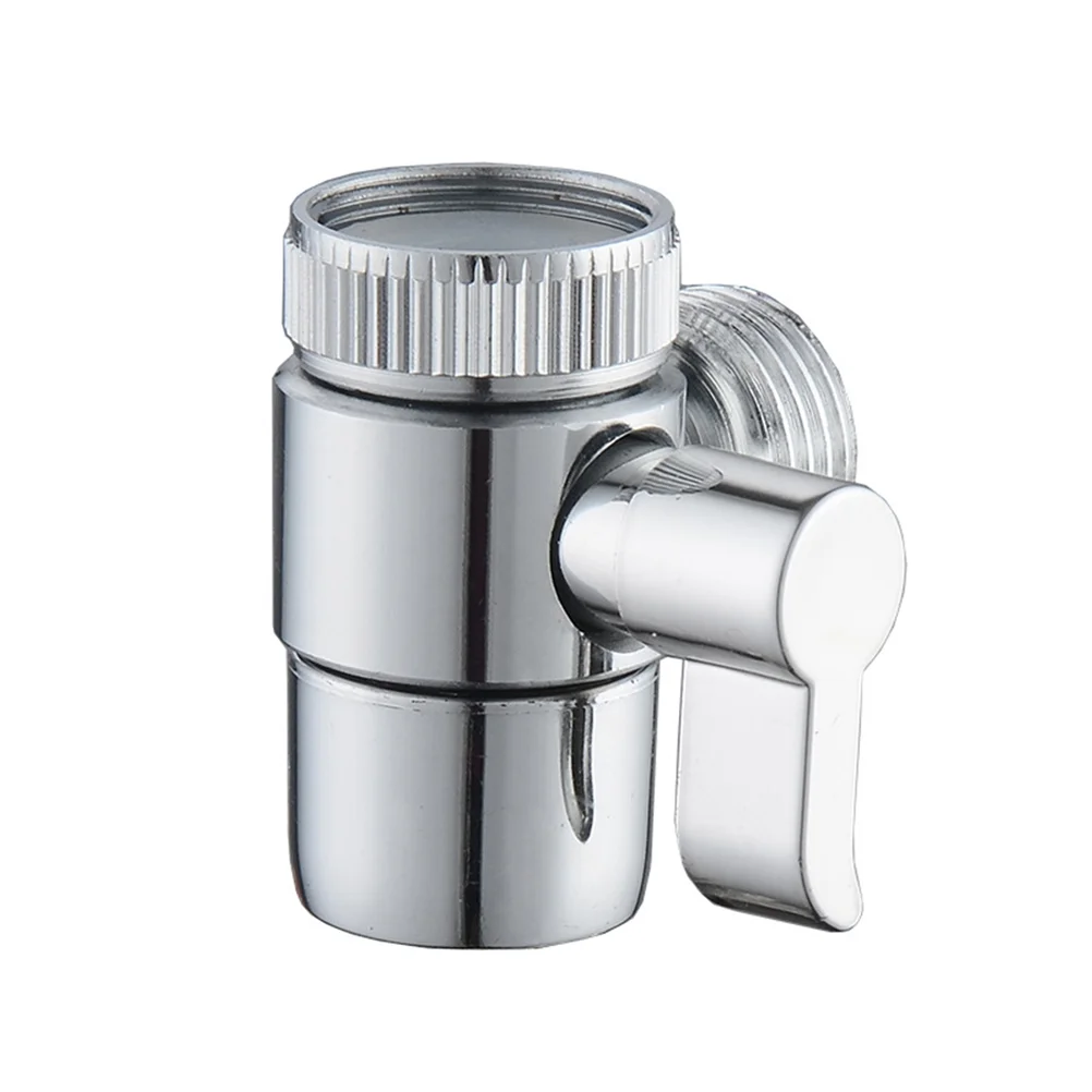 Shower Diverter Valves Single Arm for Faucet Handheld Shower Head (Silver) adapter shower arm diverter