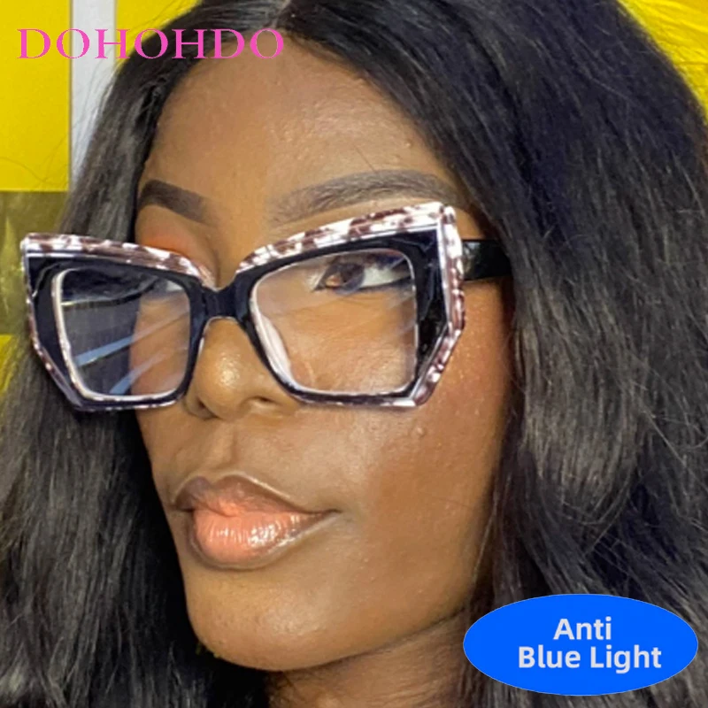 TR90 Cat Eye Anti Blue Light Glasses Women Men Vintage Luxury Brand Designer Computer Protection Optical Eyeglasses Lentes Оч
