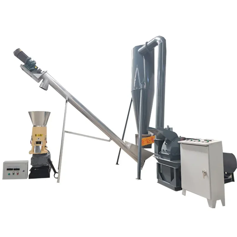 New Arrivals 15kw ML250wood Pellet Machine Production Line Wood Pellet Mill Line With100-200kg/h Capacity Hot Sale