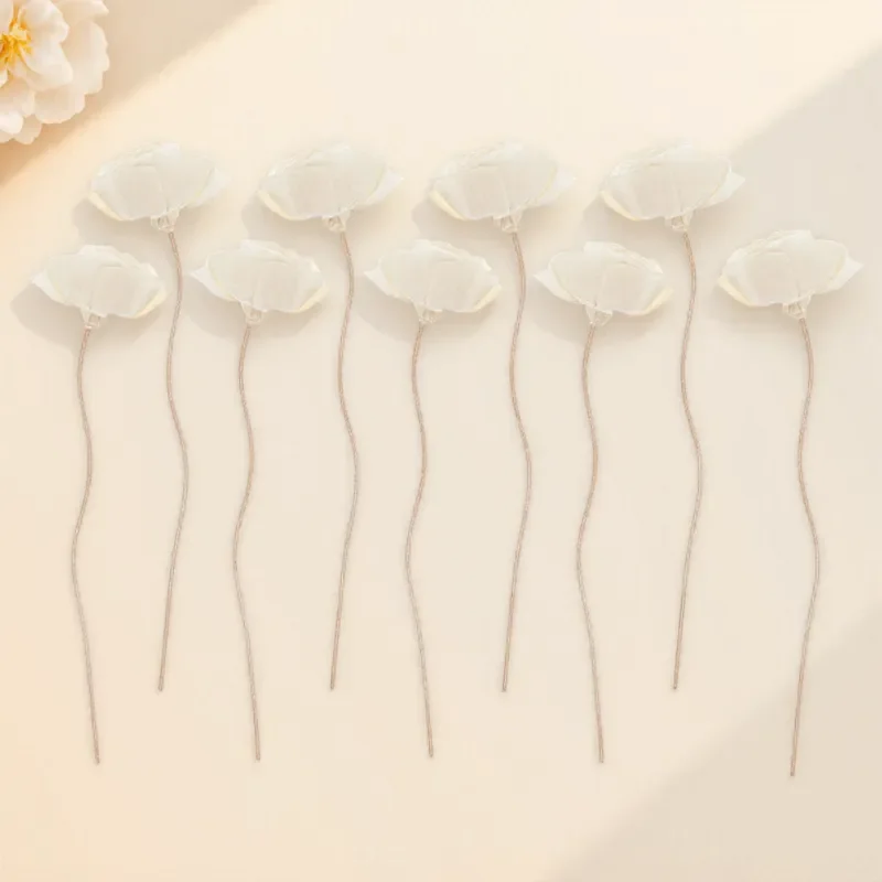

9Pcs Rattan Fragrance Sticks Simple Chic Design Home Car Decor Replaceable Aromatherapy Dried Flower Diffusers