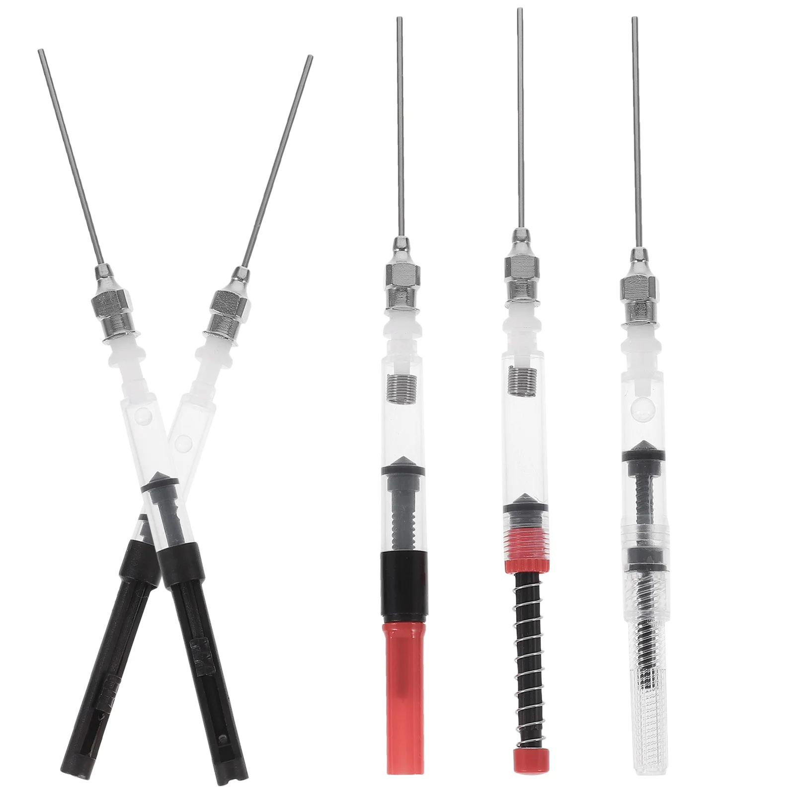 

5 Pcs Fountain Pen Converter Ink with Needle Spring Filler for Refill Tube Metal Absorber