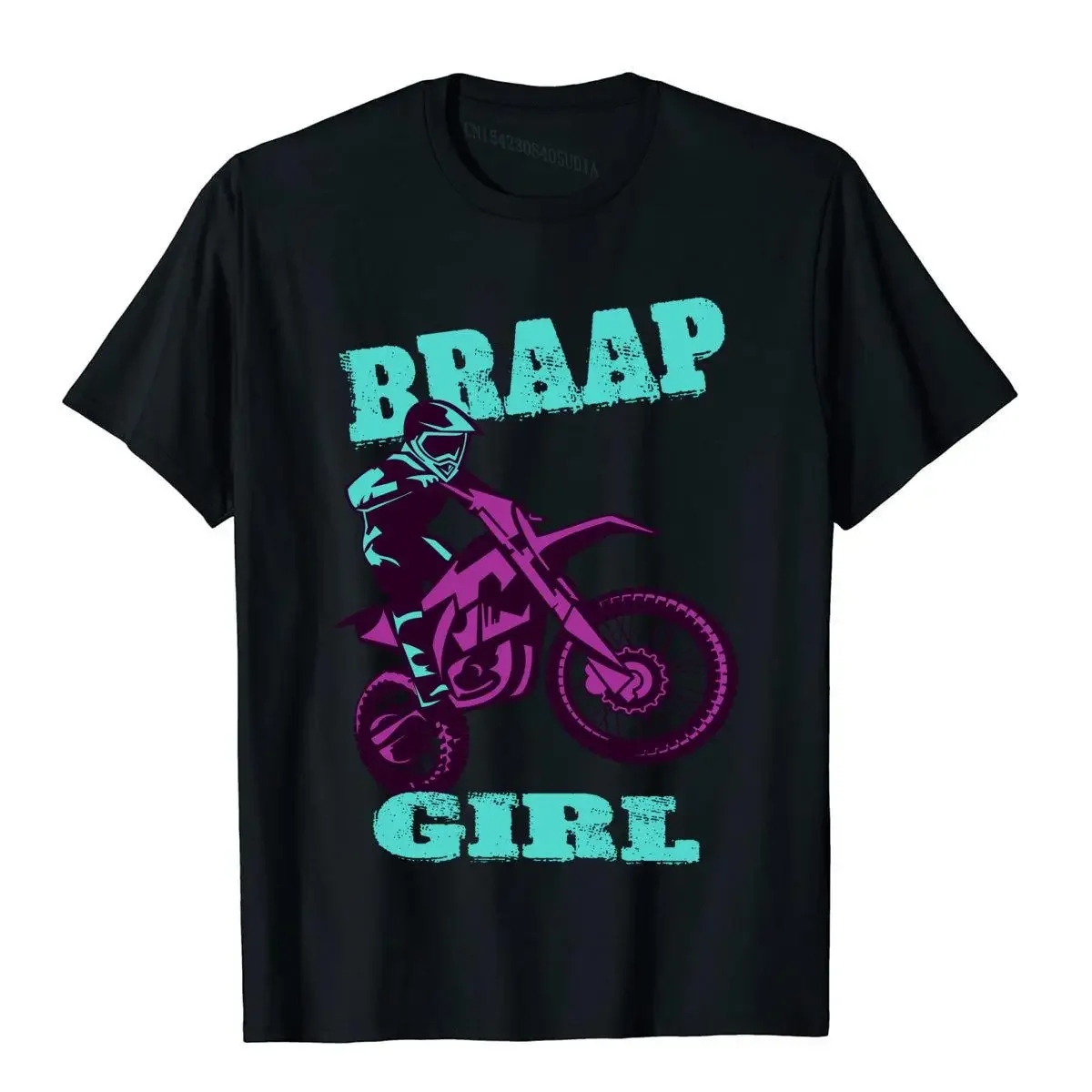 

Motocross Braap Girl Dirt Bike 2 Stoke Girls Gift Printed Tops Shirt Company Printed On Cotton Men T Shirts Casual