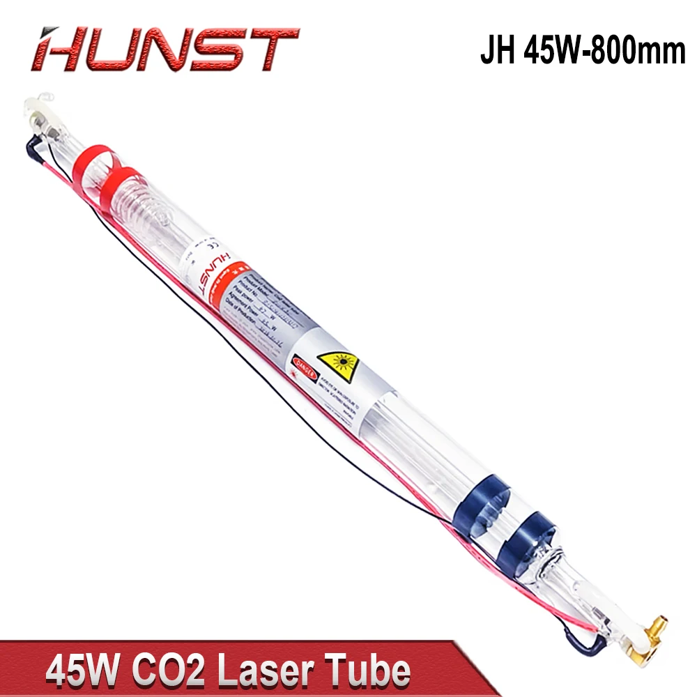 Tubo laser Co2 Hunst SP 40W diametro 50 mm lunghezza 700 mm adatto per macchine da incisione e taglio