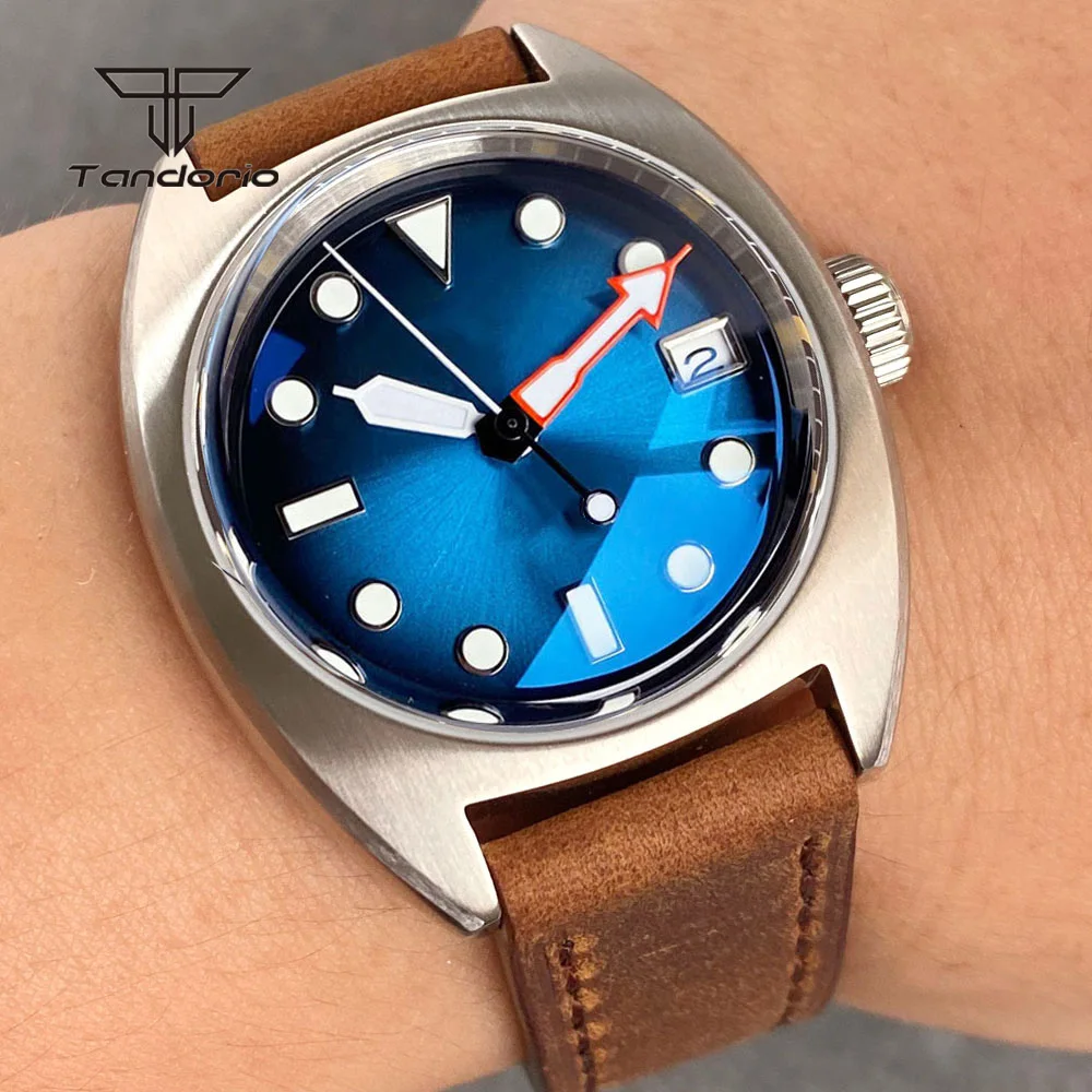 Tandorio 36mm Military Automatic Miyota 8215 Diver Men's Watch