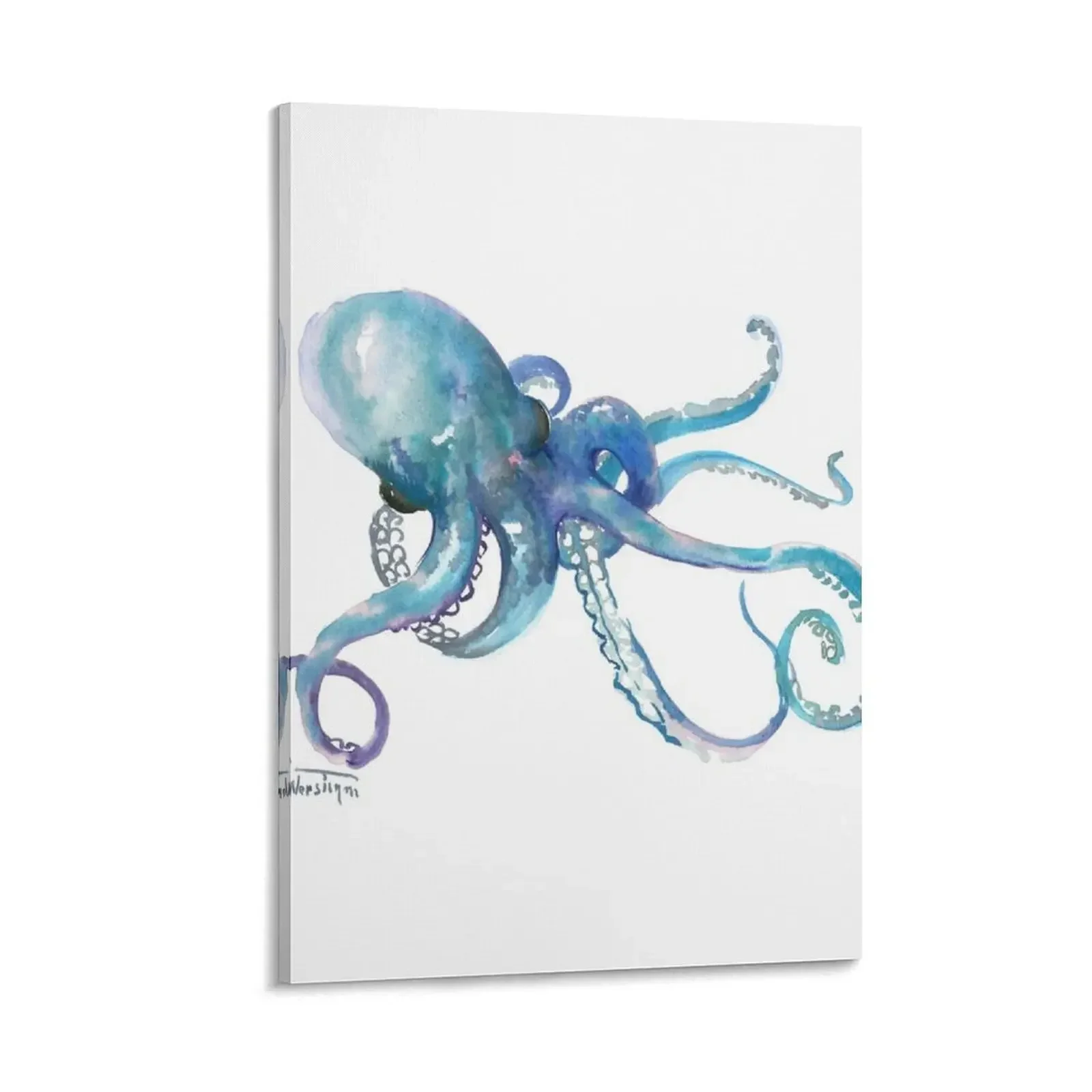 

Octopus. Blue OCtopus design Canvas Painting Home decoration decorative wall canvases wall decoration painting