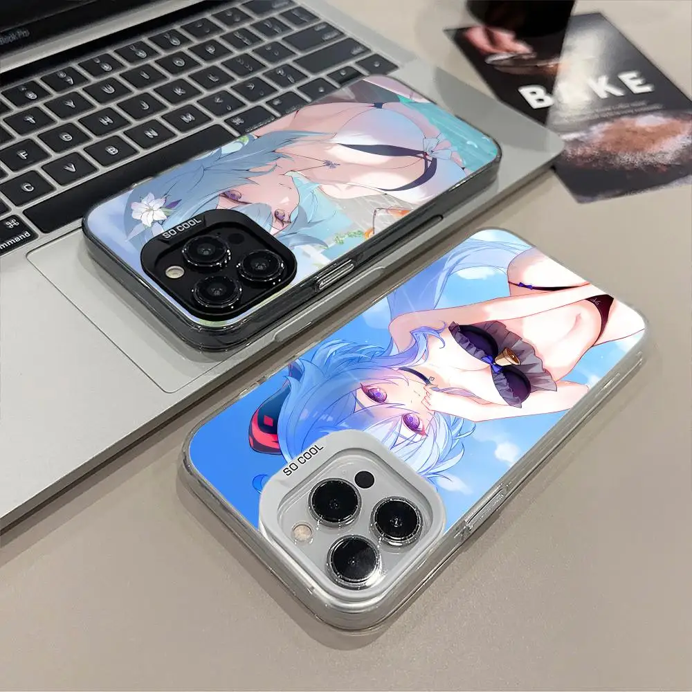 

Genshin Impact Ecchi Mobile Phone Case for iPhone 17 16 15 14 13 12 11 X XR XS 8 7 Pro Max Plus Translucent Colour Protective
