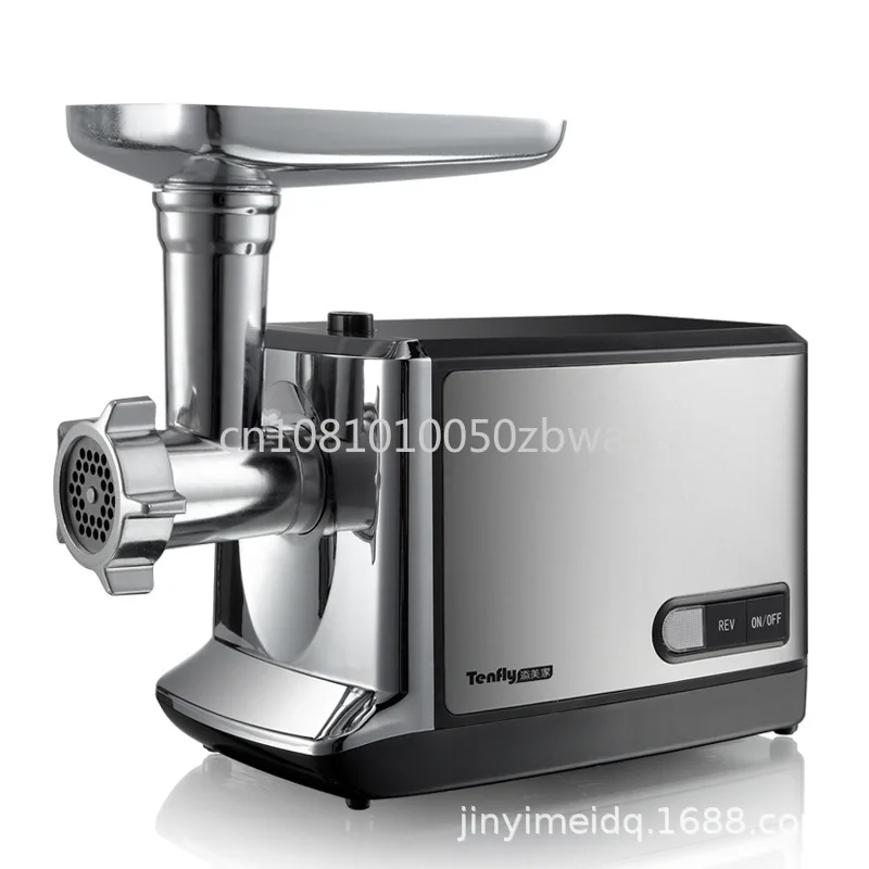 Household Commercial Electric Meat Grinder Stainless Steel Multi-function Automatic Stuffing Minced Meat Enema Machine