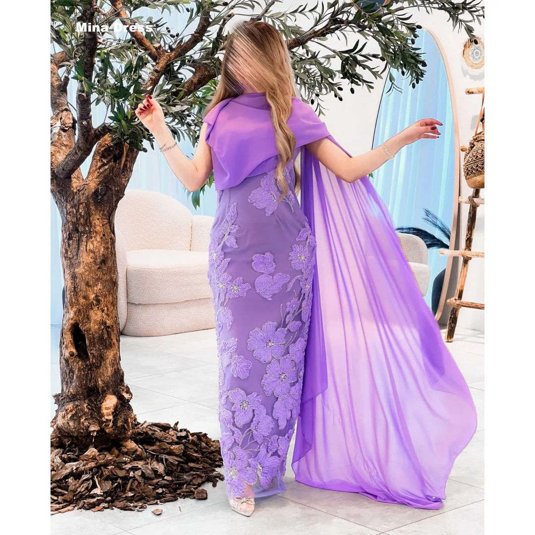 

Mina Customized Pink Women's Day Dress 2026 Folds Luxurious Women's Evening Dresses for Special Occasions Halter Neck Prom Party