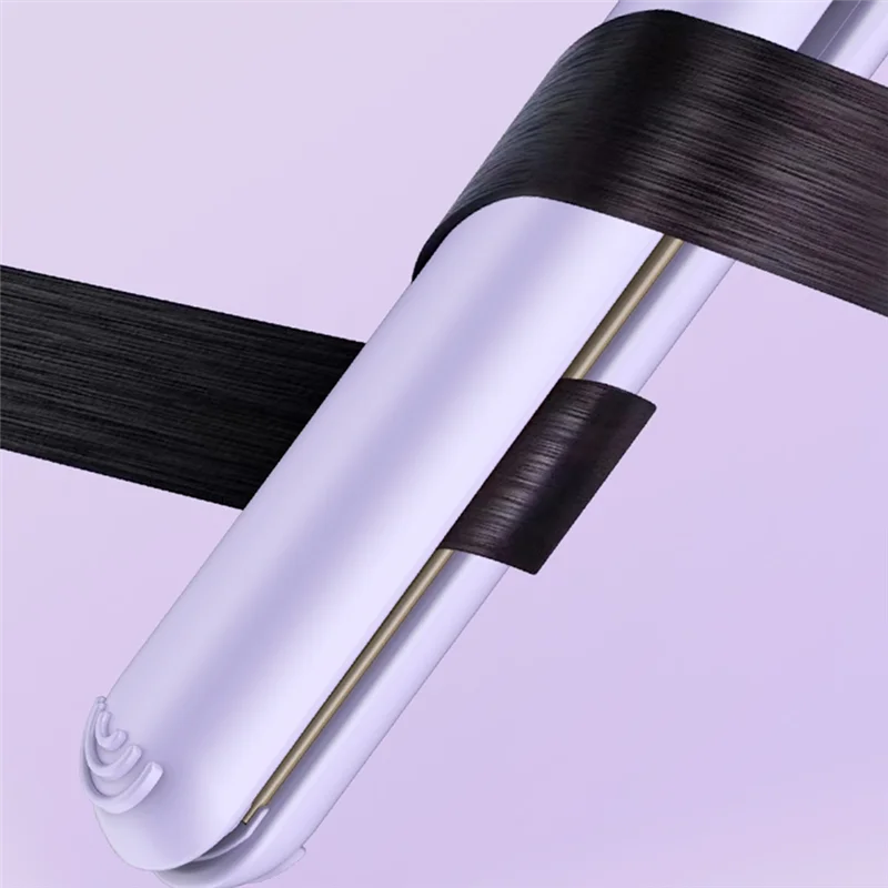 A97G 2 في 1 مكواة فرد الشعر المجعد للنساء، أداة العناية بالشعر السلبية، مكواة فرد الشعر التي لا تضر الشعر (الاتحاد الأوروبي)