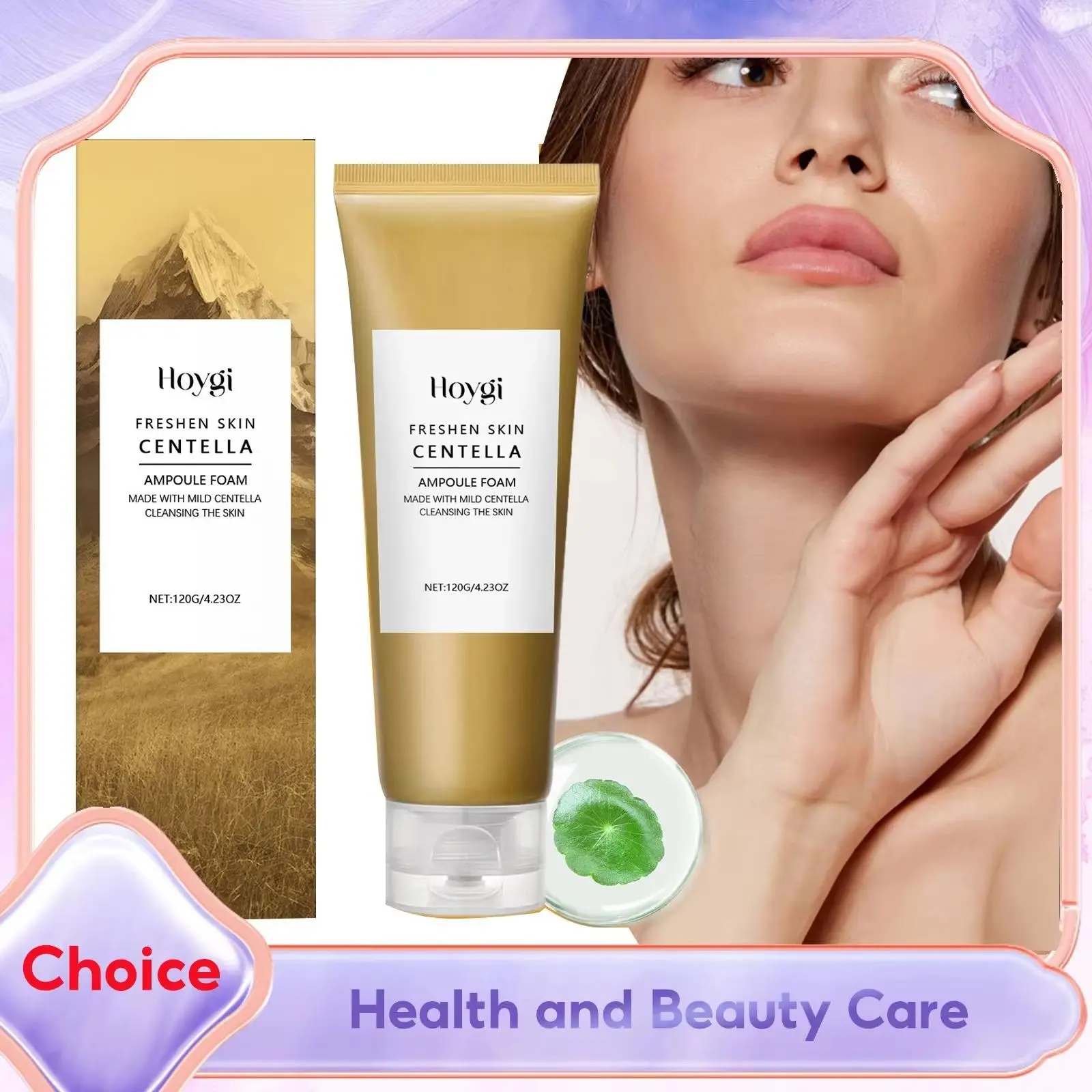 Centella espuma de limpeza profunda limpador facial baixo ph calmante hidratante esfoliante removedor cravo ácido hialurônico lavagem facial