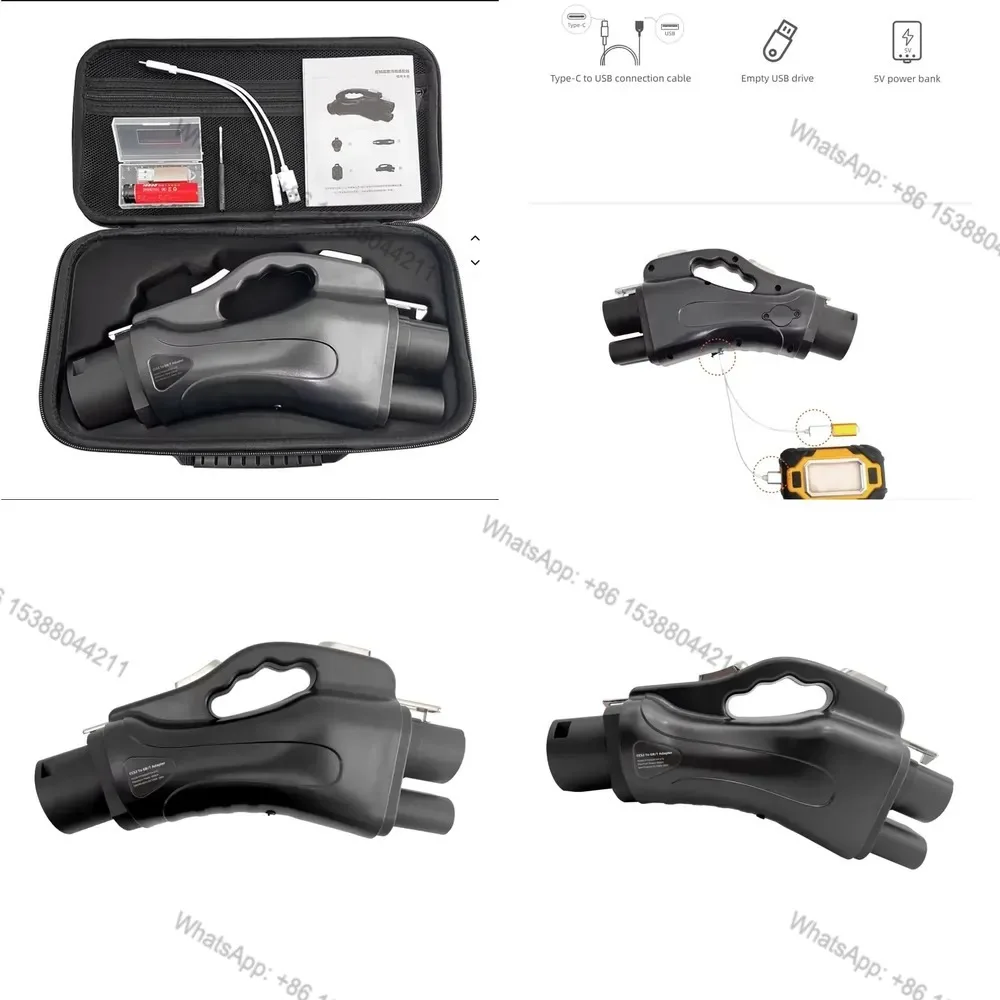 Hot Sale Wholesale DC Connectors CCS2 to GBT DC Charging EV Adapter Connector Adapter 300A Adapter Electric Car Charger