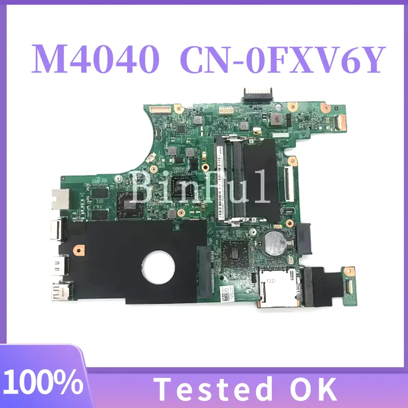 

Mainboard CN-0FXV6Y 0FXV6Y FXV6Y For Dell M4040 Laptop Motherboard 48.4IU01.011 With E-450 CPU HD6320 GPU 100% Fully Tested Good