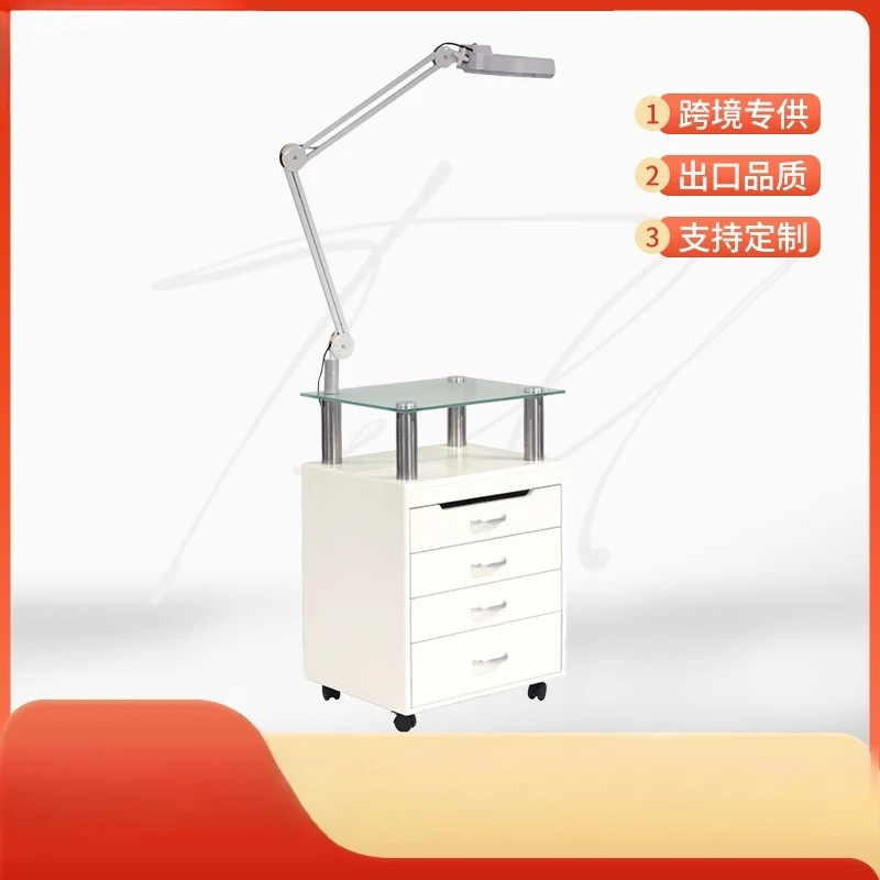 Hair salon cutting cabinet, beauty salon tool storage cabinet, salon hair dryer rack