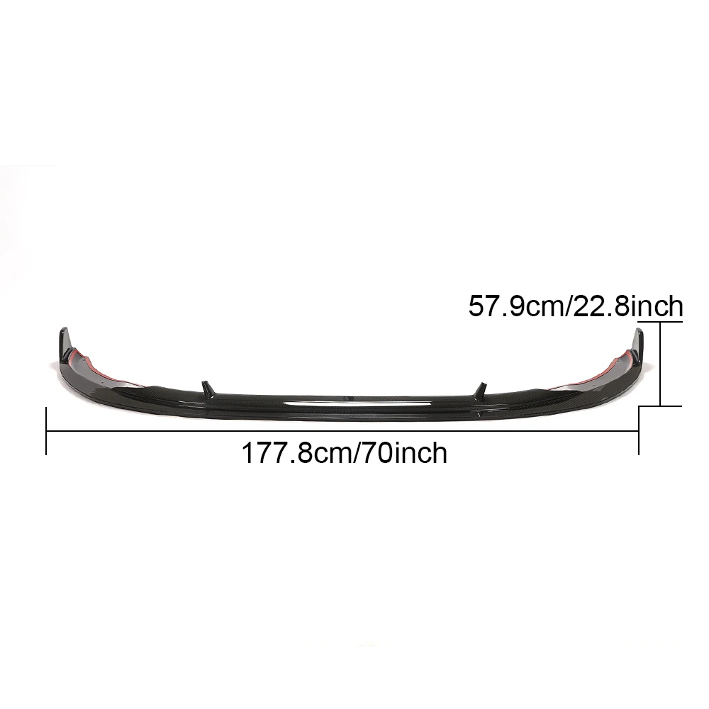 Product Customization Carbon Fiber Front Bumper Lip forAudi A4 S-LINE S4 Sedan 4-Door 2020-2021
