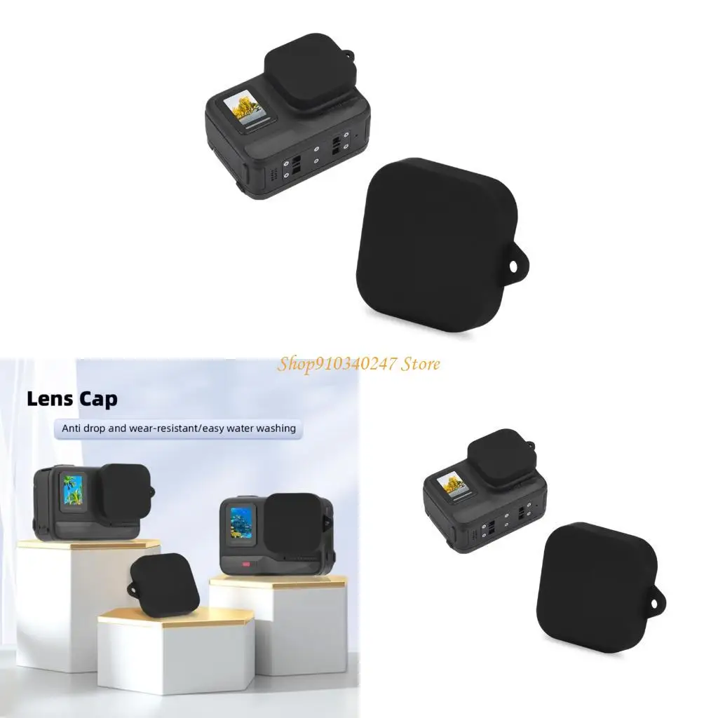 Q22A Secure Silicone Lens Protectors for Camera AntiDrop Protections AntiScratch Portable Travel Friendly