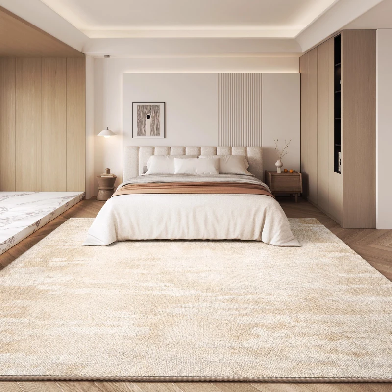 

Cream Style Bedroom Decor Plush Carpet Thick Anti-slip Lounge Floor Mat Large Area Carpets for Living Room Fluffy Soft Study Rug