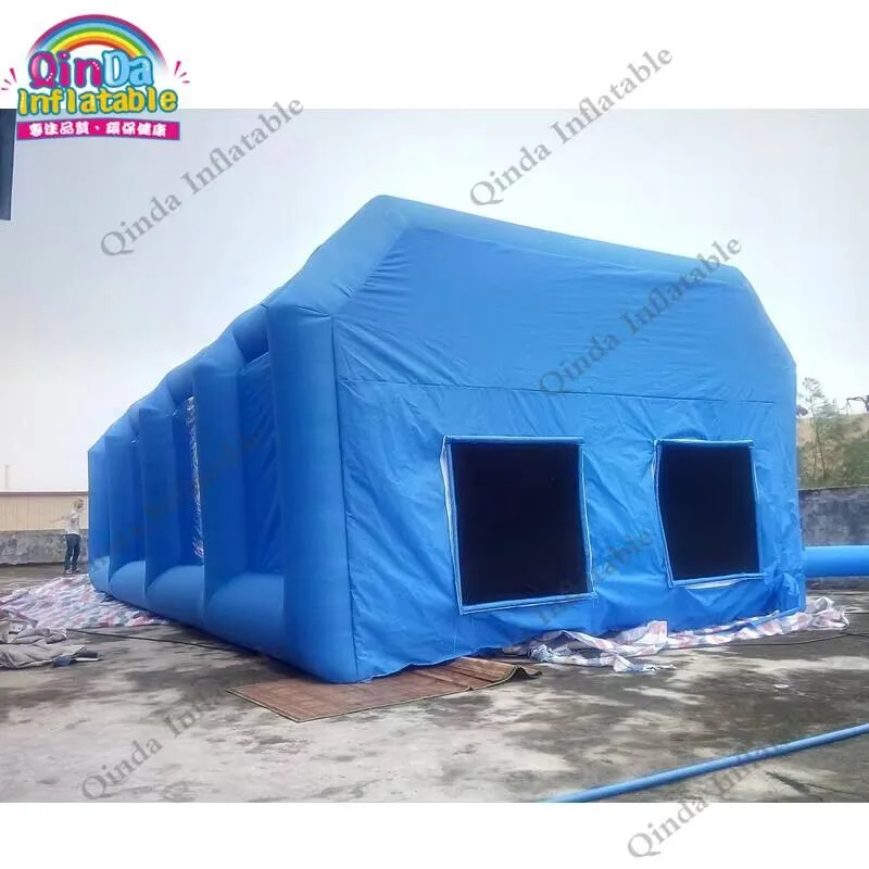 32.8Ft Inflatable Car Painting Tent Carbon Filter Spray Booth Cheap Spray Paint Booth Used Spray Booth For Sale