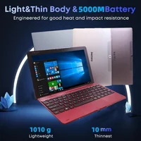 Detachable 10.1' Windows T10 Laptop Tablet, Intel X5-Z8350, 2GB DDR 32GB ROM HD IPS Screen Dual Camera, HDMI-Compatible 5